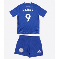 Dres Leicester City Jamie Vardy #9 Domaci za djecu 2024-25 Kratak Rukav (+ kratke hlače)